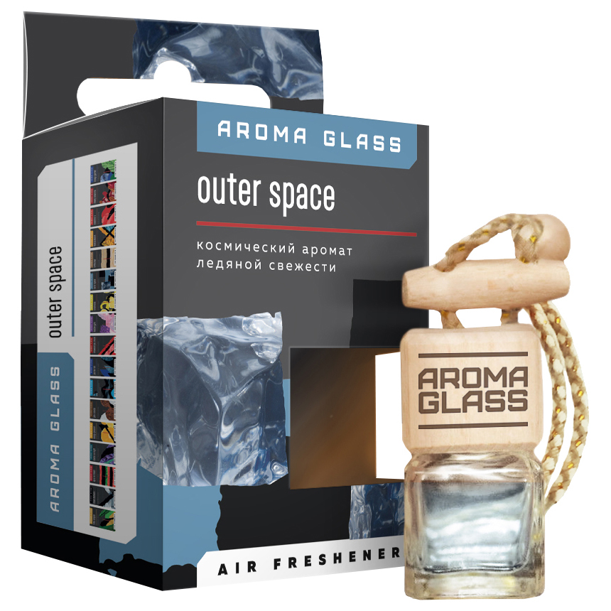 Ароматизатор в машину Fouette Aroma Glass AG-12 Outer Space 100030952406 голубой