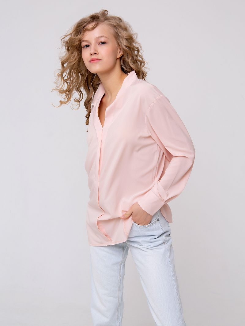 Блуза женская RAPOSA 307 розовая 42 RU