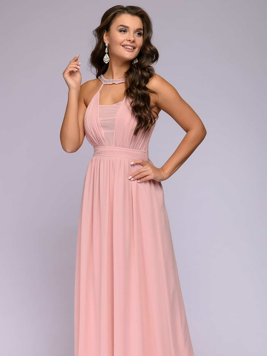 

Платье женское 1001dress 0122001-30119 розовое 48, 0122001-30119