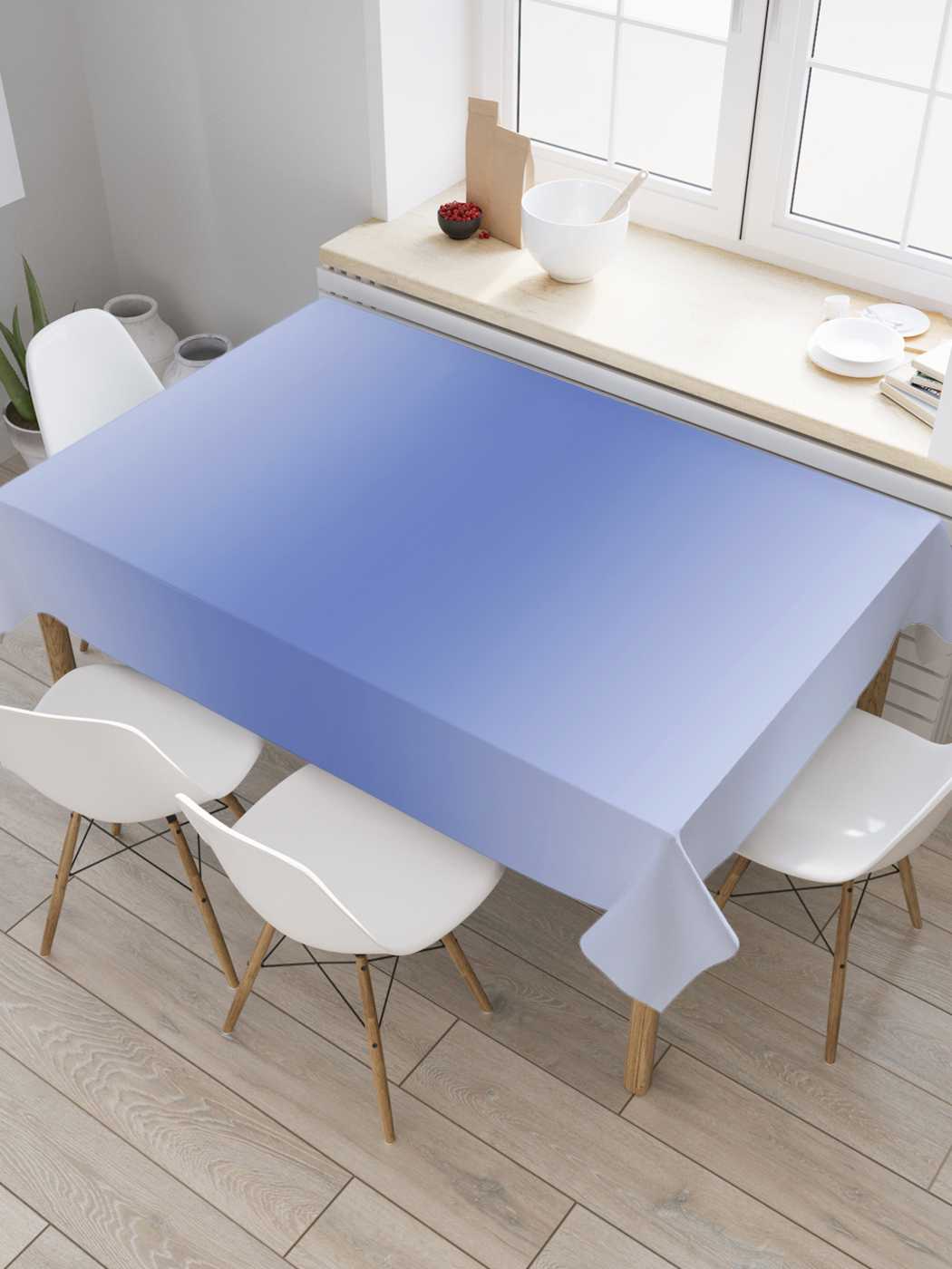 

Скатерть прямоугольная JoyArty "Грозовой перелив" из оксфорда, 180x145 см, Зеленый, Грозовой перелив