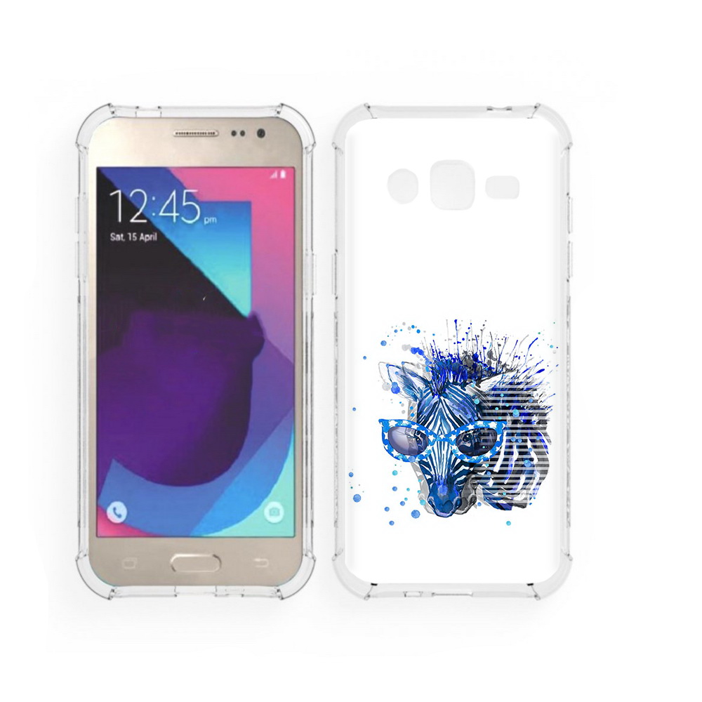 

Чехол MyPads Tocco для Samsung Galaxy J2 расплывчатая зебра (PT226924.572.577), Прозрачный, Tocco