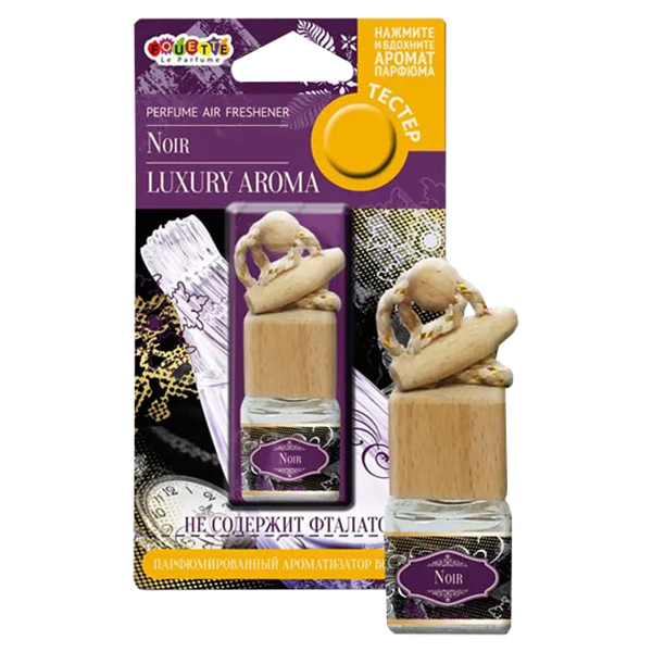 

Ароматизатор в машину Fouette Luxury Aroma LA-12 Noir, Прозрачный