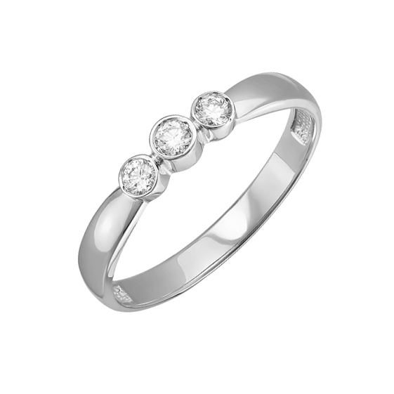 

Кольцо из белого золота с бриллиантом р.18 НАШЕ ЗОЛОТО ДПБР110738, ДПБР110738