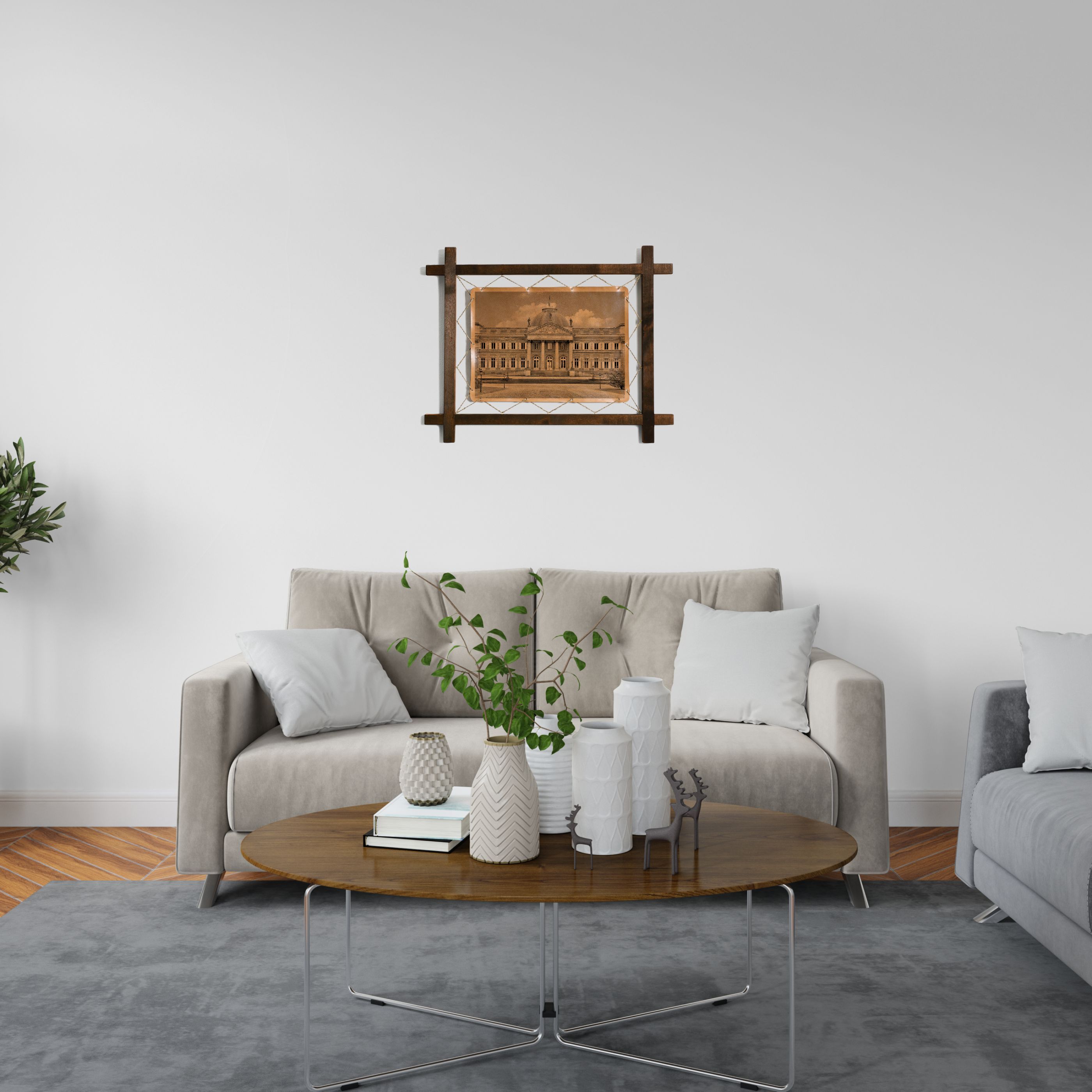

Картина BoomGift Лакенский дворец, Бельгия, гравировка на натуральной коже, 549