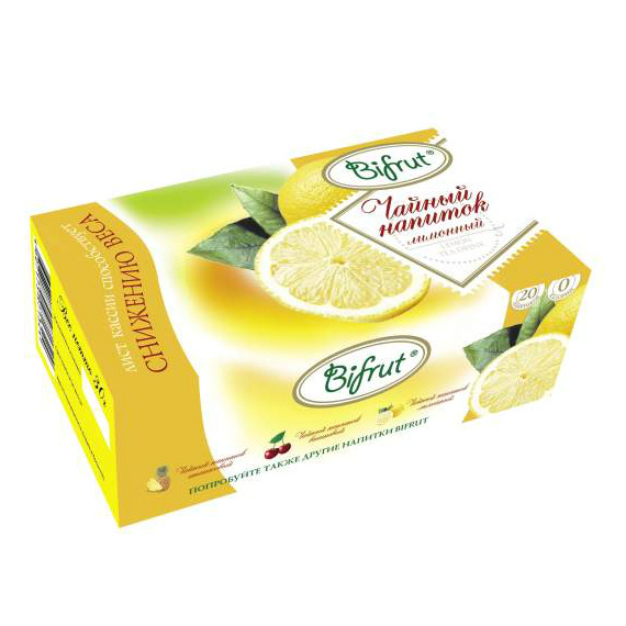 Купить Напиток чайный Bifrut Снижение веса лимонный сбор лек. фильтр-пакеты 1, 5 г 20 шт., МЕГАН 2000