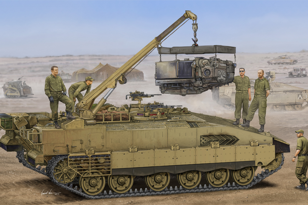 фото Сборная модель hobbyboss 1/35 israel merkava arv 82457