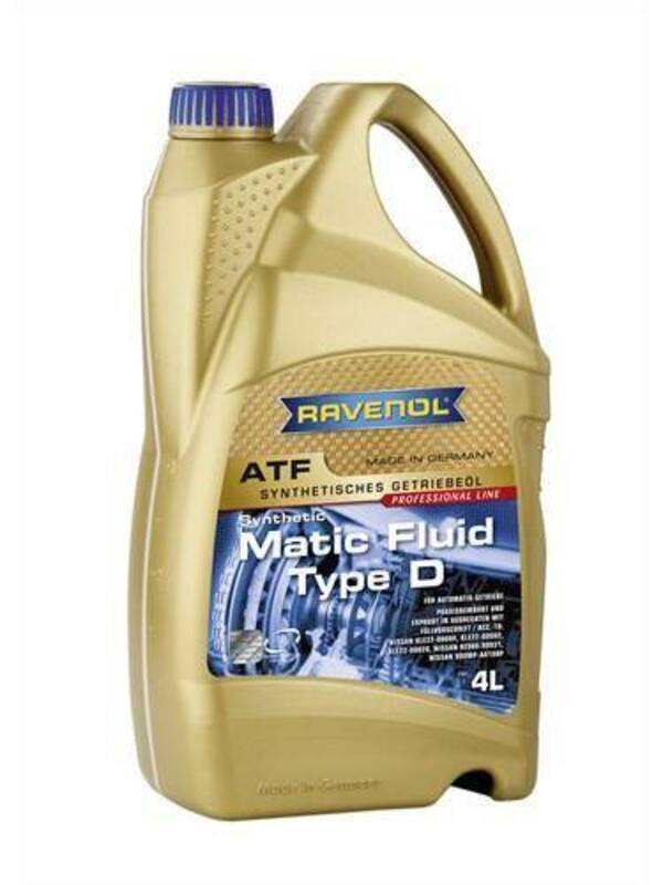 фото Трансмиссионное масло atf matic fluid type d ( 4л) (второй номер 4014835743793) ravenol ар