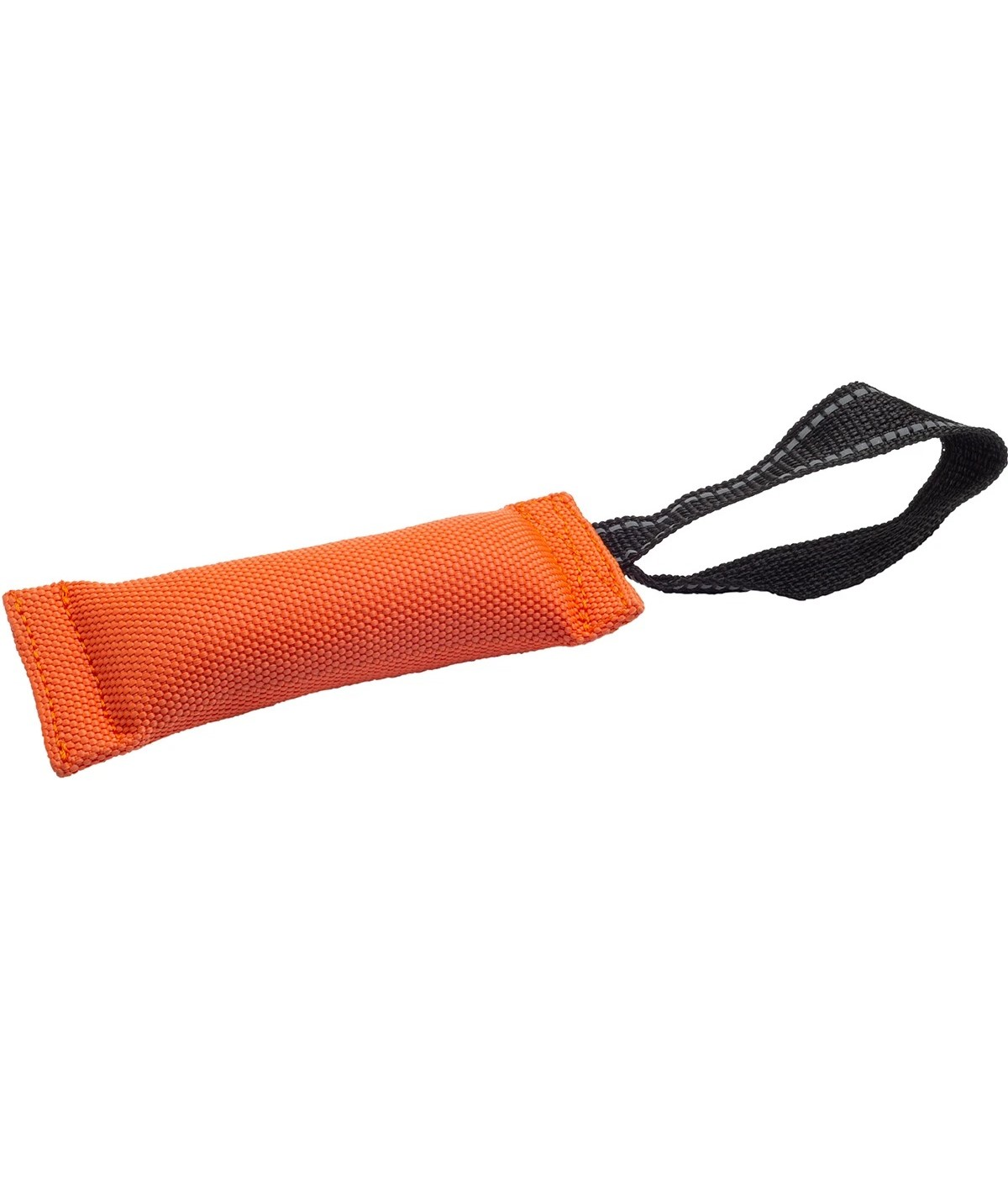 Игрушка-кусалка для собак Каскад из шланга оранжевый 17х6 см