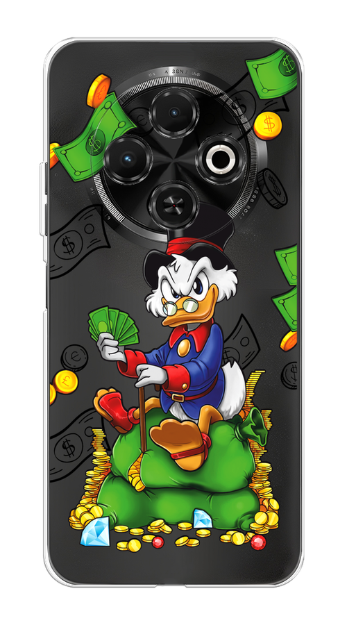 

Чехол на Tecno Spark 30C "Scrooge Richness", Черный;синий;зеленый, 309250-1