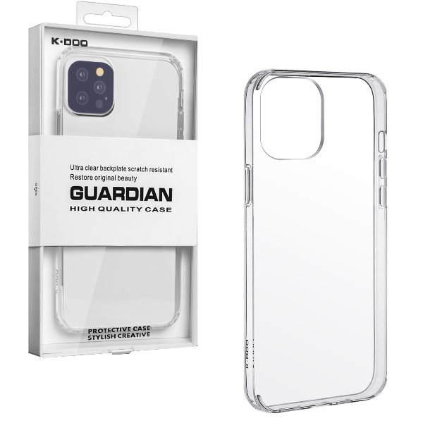 фото Чехол k-doo для iphone 12 pro max guardian, прозрачный