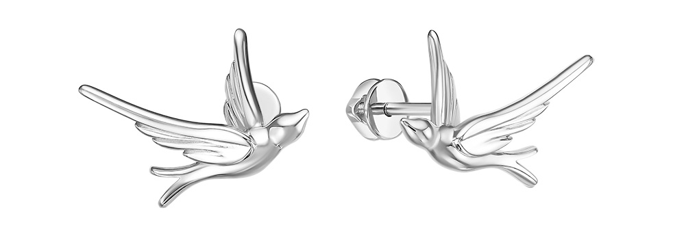 

Серьги из серебра ADELFINA 3001048047, 3001048047