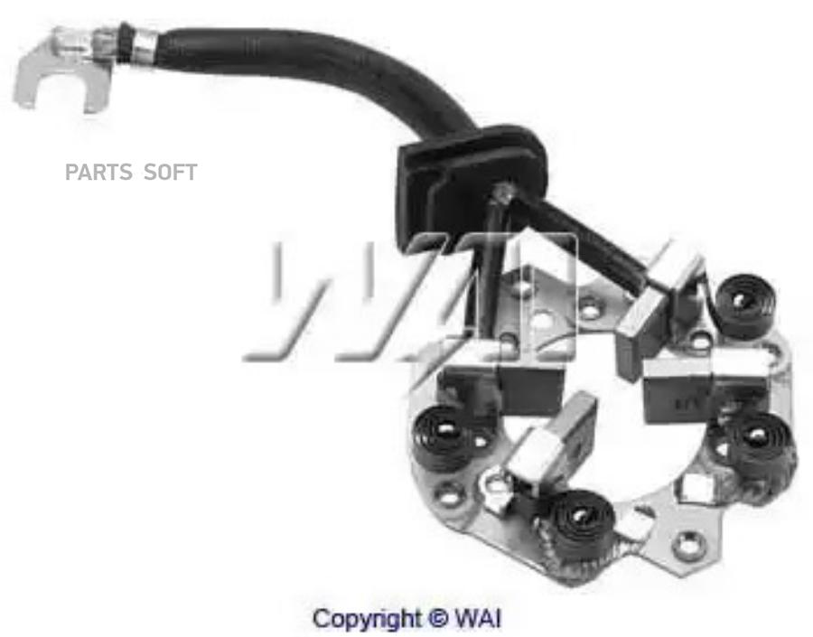 

69-8117_щетки стартера! Hitachi 4.5x14x17 12V\ Nissan, Opel Vectra Diesel