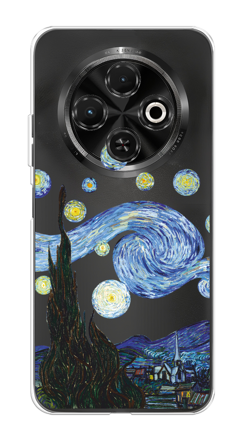 

Чехол на Tecno Spark 30C "Ночь Ван Гога", Голубой;синий;черный, 309250-1