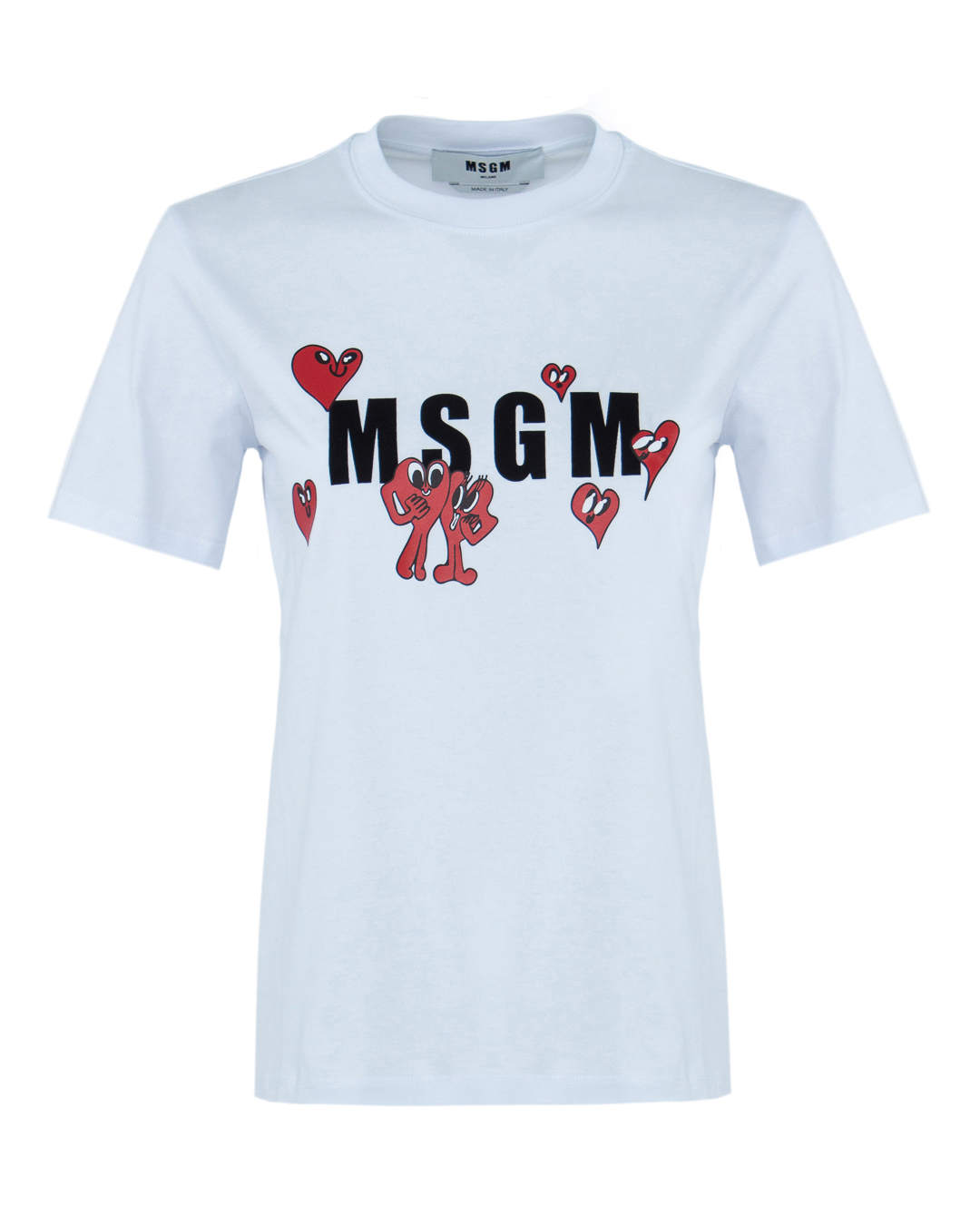 фото Футболка женская msgm 3241mdm172 белая xs