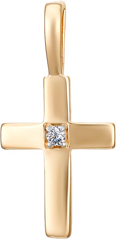 

Кулон из красного золота с фианитом Veronika KR132-1034, KR132-1034