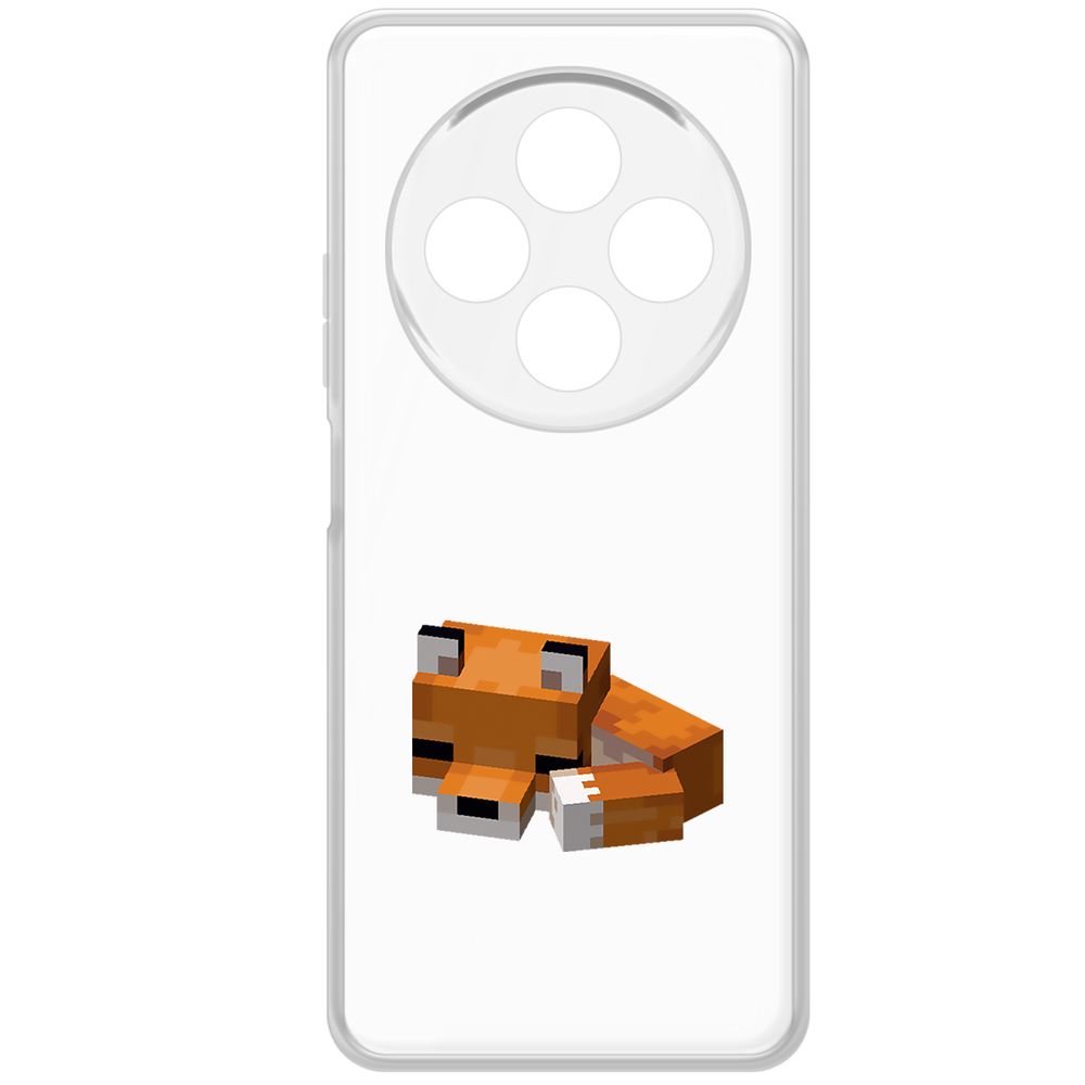 

Чехол-накладка Krutoff Clear Case Minecraft-Спящий Лисенок для Xiaomi Redmi 14C/Poco C75, Прозрачный
