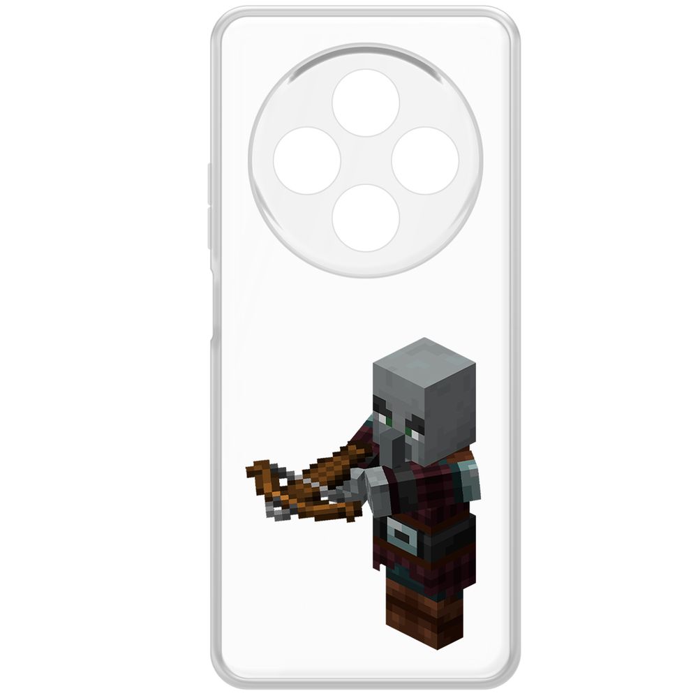 

Чехол-накладка Krutoff Clear Case Minecraft-Разбойник для Xiaomi Redmi 14C/Poco C75, Прозрачный