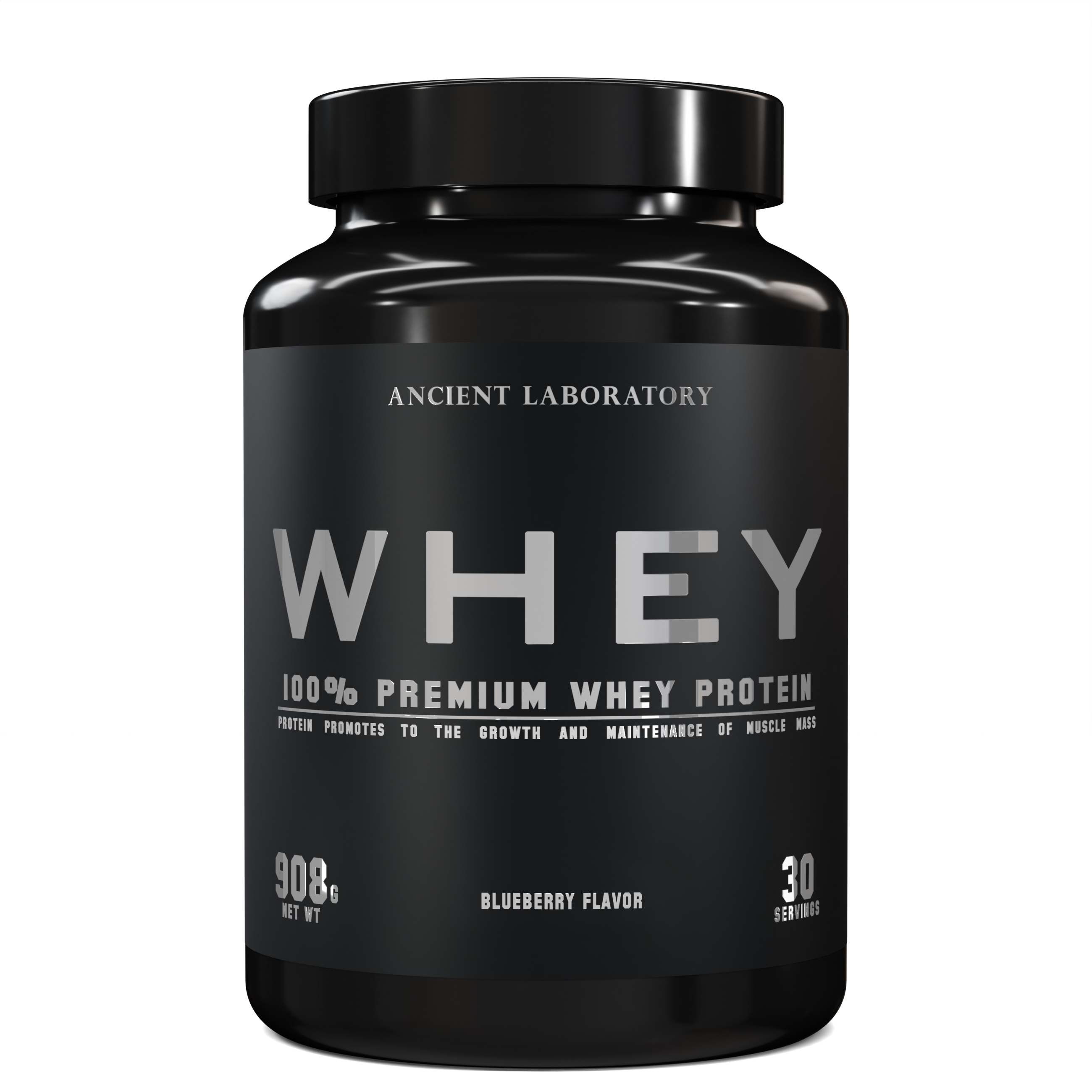 Протеин сывороточный Ancient Laboratory 100% Premium Whey 900 гр, черника