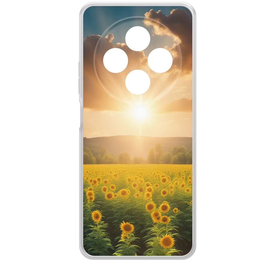 

Чехол-накладка Krutoff Clear Case Солнечно для Xiaomi Redmi 14C/Poco C75, Прозрачный