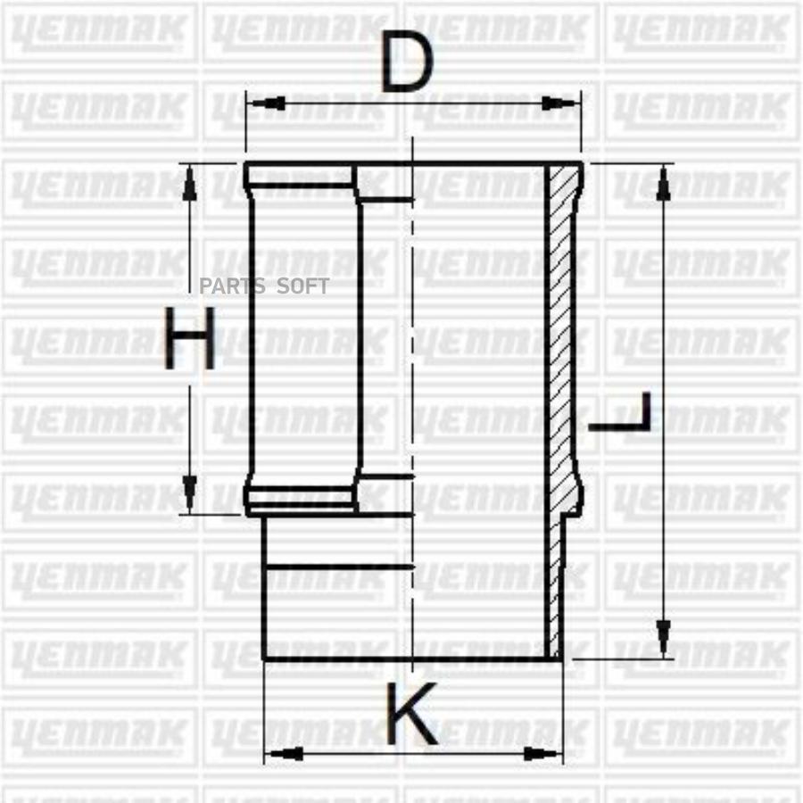 YENMAK 5105904000 Гильза цилиндра ДВС