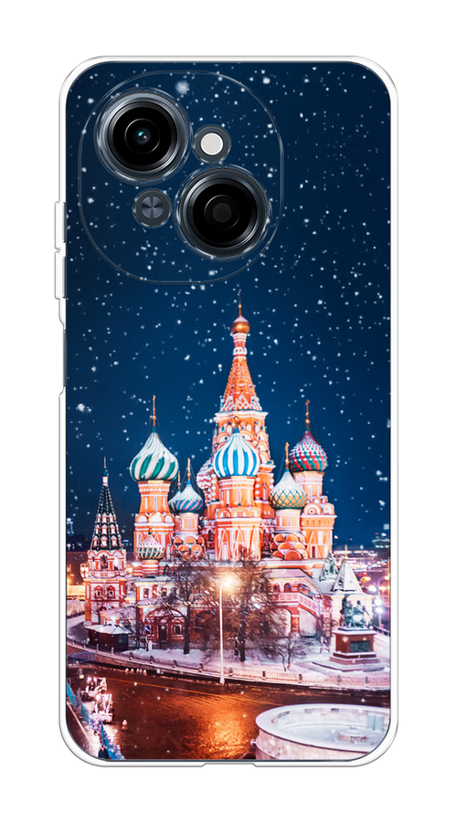 

Чехол на Tecno Spark Go 1/Pop 9 "Москва 1", Коричневый;синий;белый, 309450-1