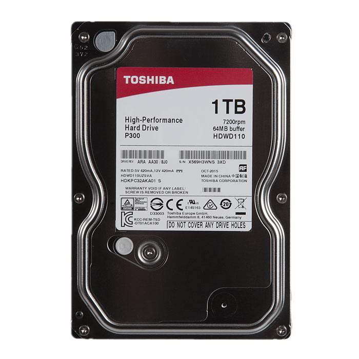 

Жесткий диск Toshiba HDWD110UZSVA 1 ТБ (420067), HDWD110UZSVA