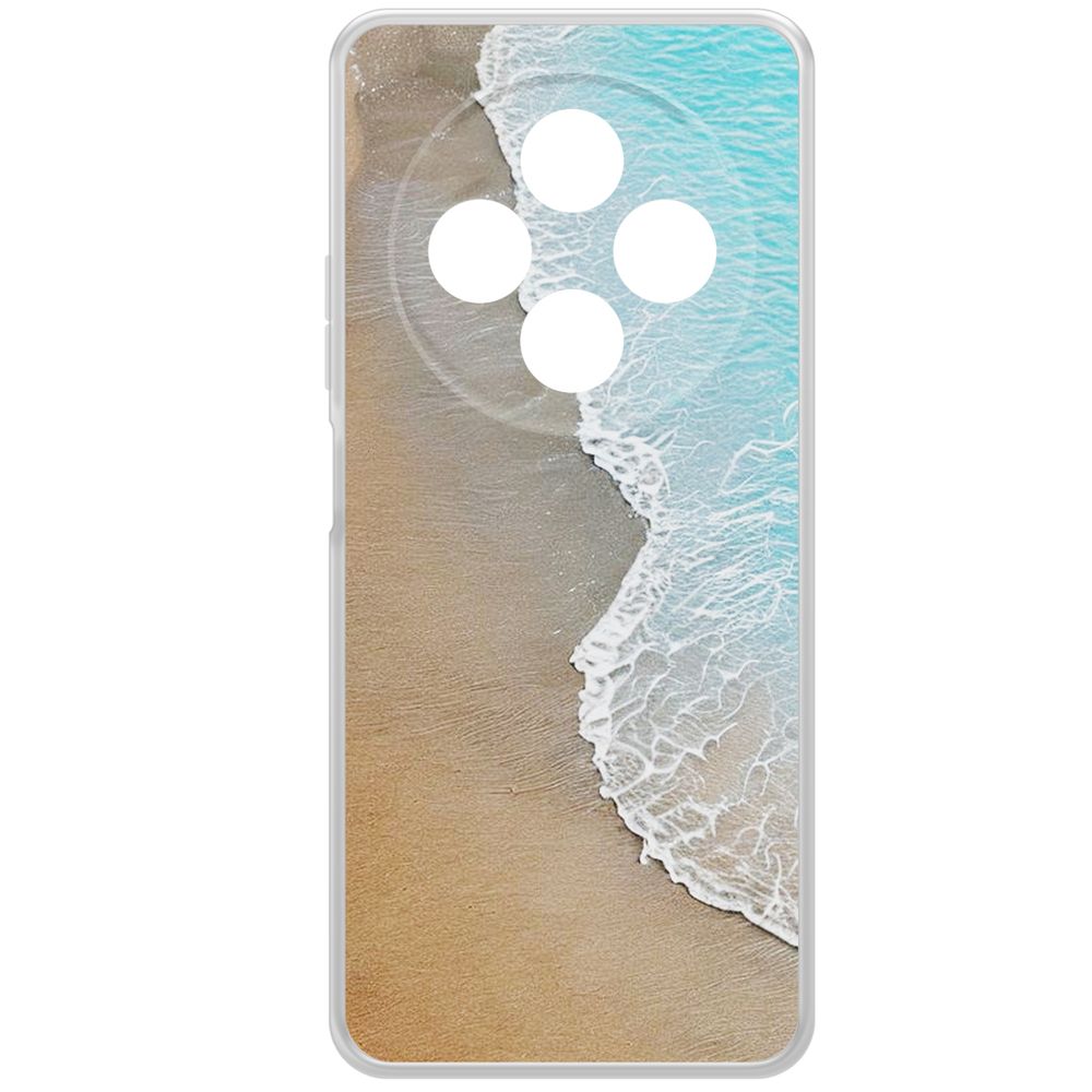

Чехол-накладка Krutoff Clear Case Прибой для Xiaomi Redmi 14C/Poco C75, Прозрачный