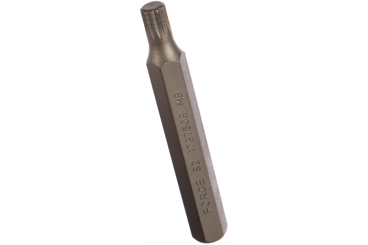 

FORCE 1787508 Бита 10 мм Spline M8 удл.