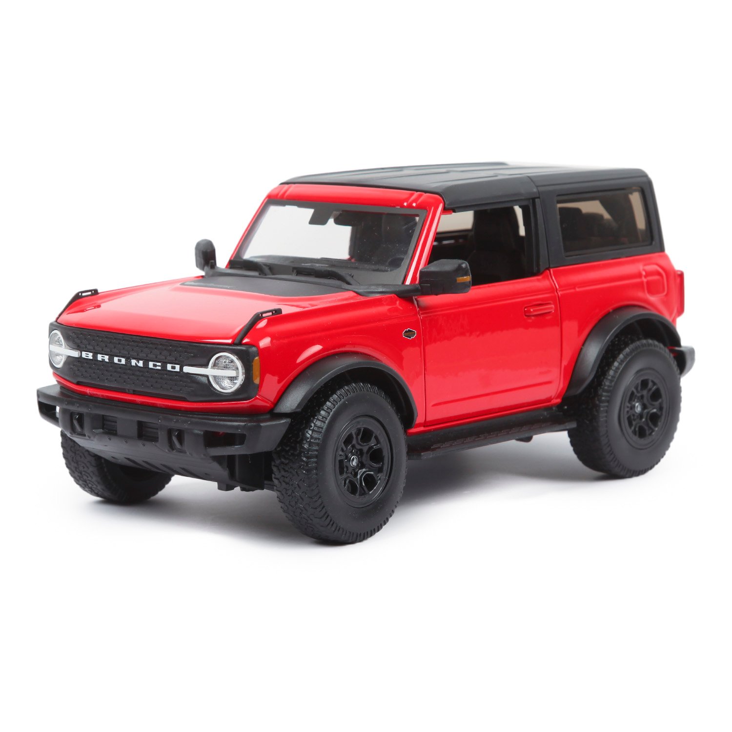 Машинка Maisto металлическая 1:18 2021 Ford Bronco Wildtrak '21, красная 31456/1