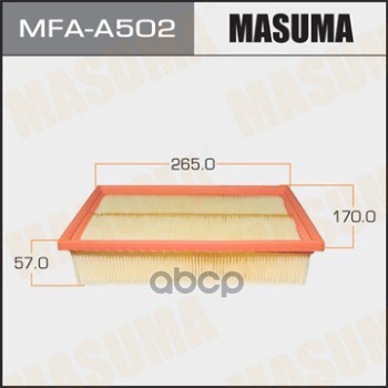 фото Фильтр воздушный masuma mfaa502 lhd ford/ focus/ v1600 05-07 (1/20) masuma арт. mfaa502