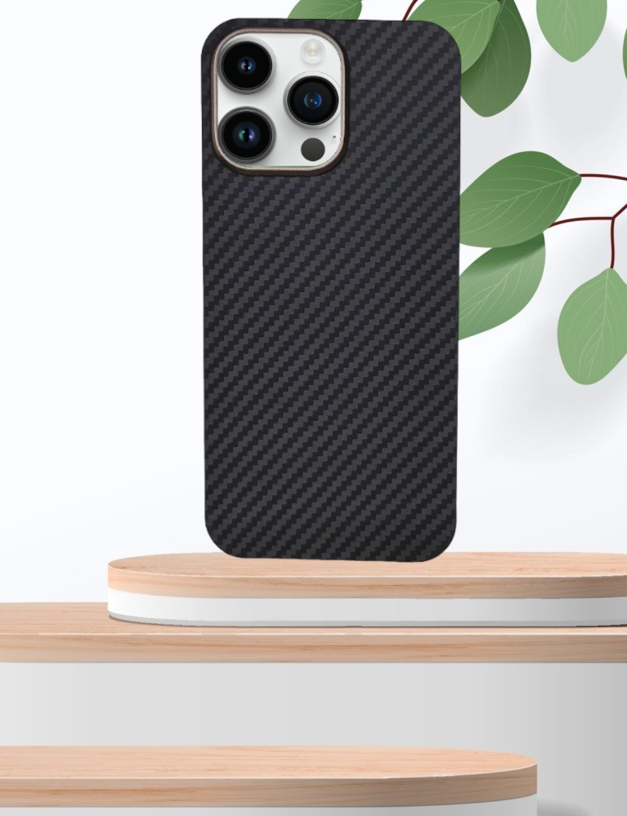 

Чехол накладка MAGSAFE для Apple iPhone 14 PRO MAX KEVLAR BLACK, Черный, Apple iPhone 14 PRO MAX