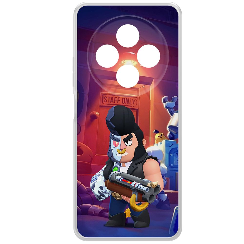 

Чехол-накладка Krutoff Clear Case Brawl Stars-Б-800 для Xiaomi Redmi 14C/Poco C75, Прозрачный