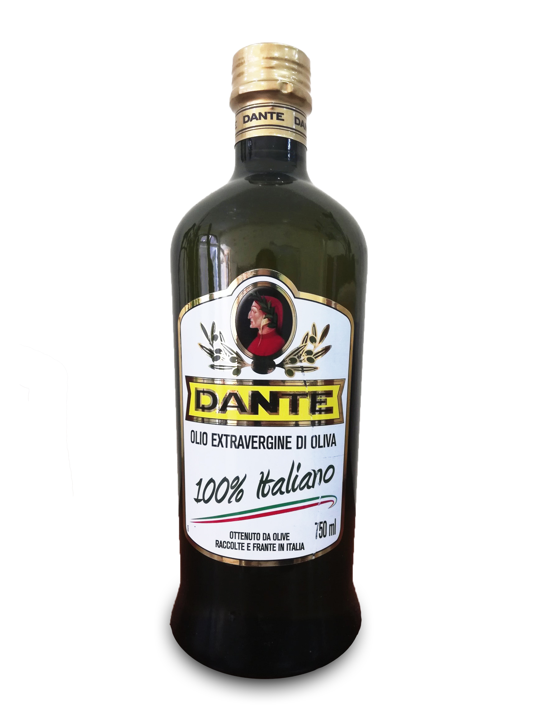 

Оливковое масло Dante 100% Italiano Extra Virgin нерафинированное 750 мл, стекло, Италия, 100% Italiano