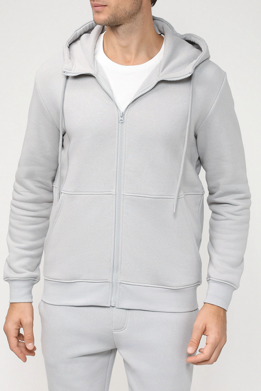 

Толстовка мужская MARCO DI RADI MDR230811240MRKT серая 3XL, Серый, MDR230811240MRKT