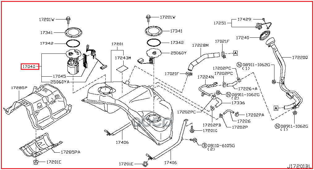 

Насос Топлива - 170401ma0b [Org] NISSAN арт. 170401MA0B