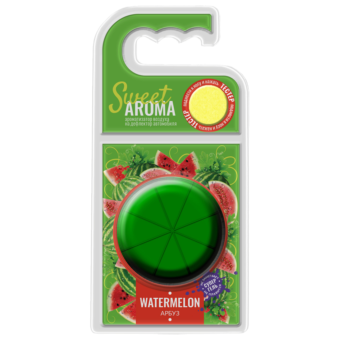 

Ароматизатор FOUETTE "Sweet Aroma" гелевый SWA-01 "Watermelon" на дефлектор