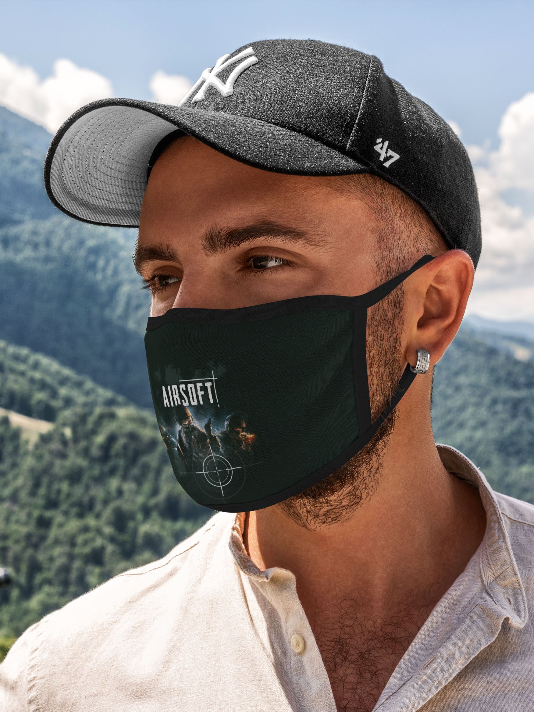 

Многоразовая маска унисекс Burnettie Стрелковый Спорт Airsoft, Разноцветный, Стрелковый Спорт Airsoft