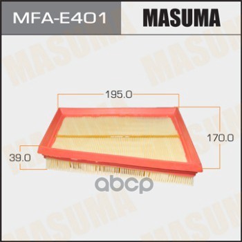 Фильтр Воздушный Masuma Mfae401 Lhd Ford/ Fiesta/ V1600 04- (1/40) Masuma арт. MFAE401