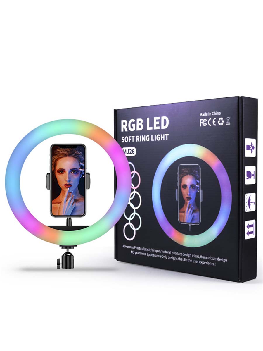 фото Кольцевой свет solmax rgb 26 см