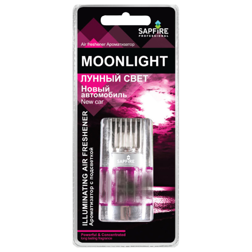 

Ароматизатор SAPFIRE Moonlight Новое авто