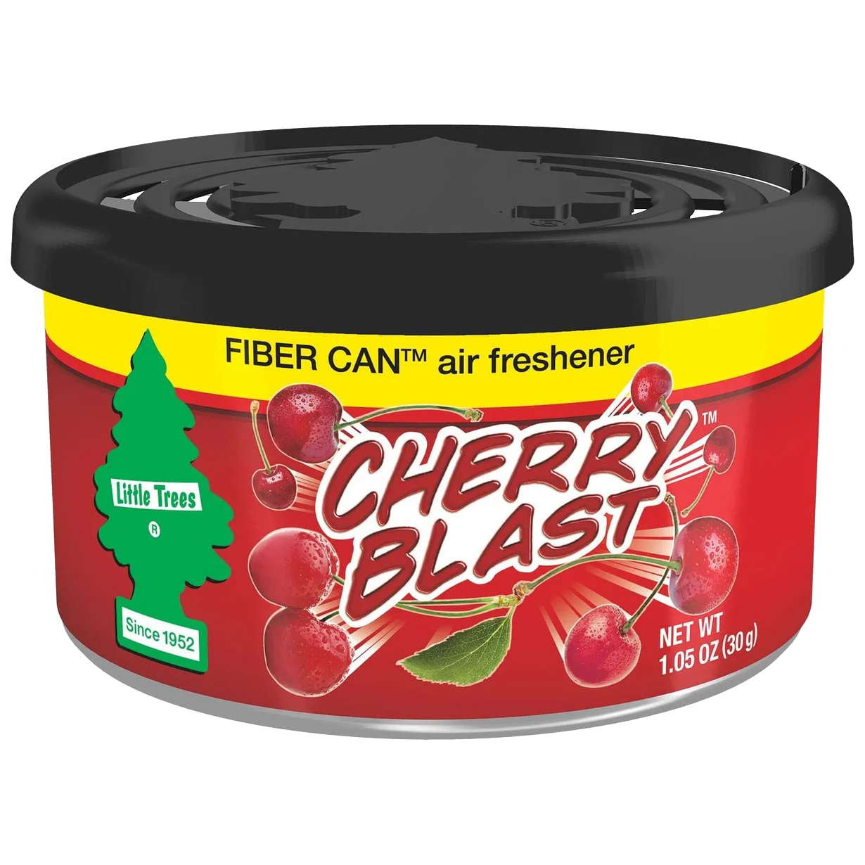 фото Ароматизатор в баночке fiber can вишня (cherry blast) car-freshner ufc-17811-24