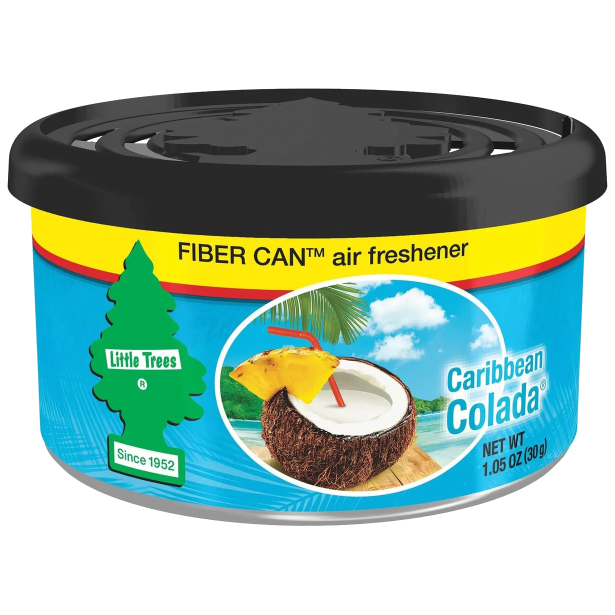 фото Ароматизатор в баночке fiber can карибский коктейль (caribbean colada) ufc-17824-24 car-freshner