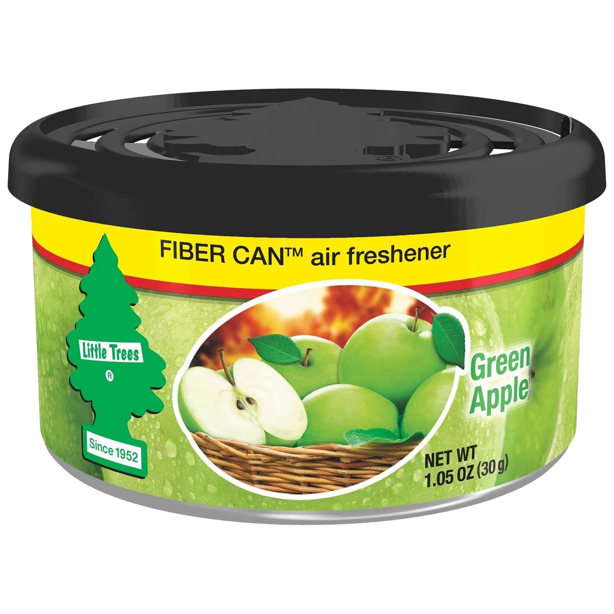 фото Ароматизатор в баночке fiber can яблоко (green apple) car-freshner ufc-17816-24