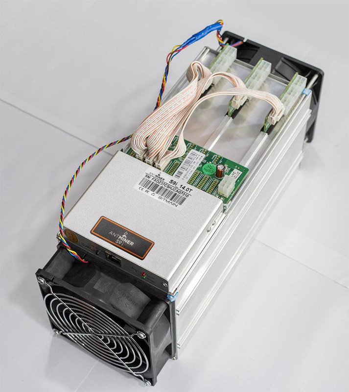 фото Асик bitmain antminer s9i 14-14.5 th/s бу с блоком питания