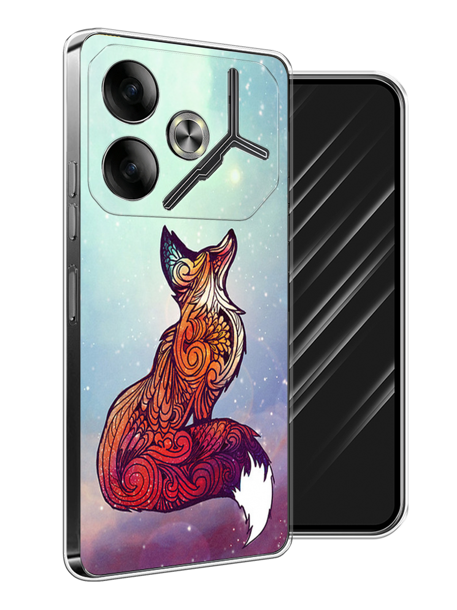 

Чехол Awog на Tecno Pova 6 "Лиса 1", Голубой;фиолетовый, 305350-1
