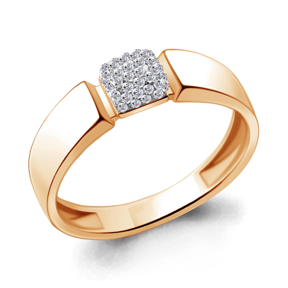 

Кольцо из серебра со стеклом р. 17,5 Aquamarine 66659_925_з, 66659_925_з