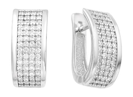 

Серьги из серебра с фианитом Dewi 901020005-dv, 901020005-dv