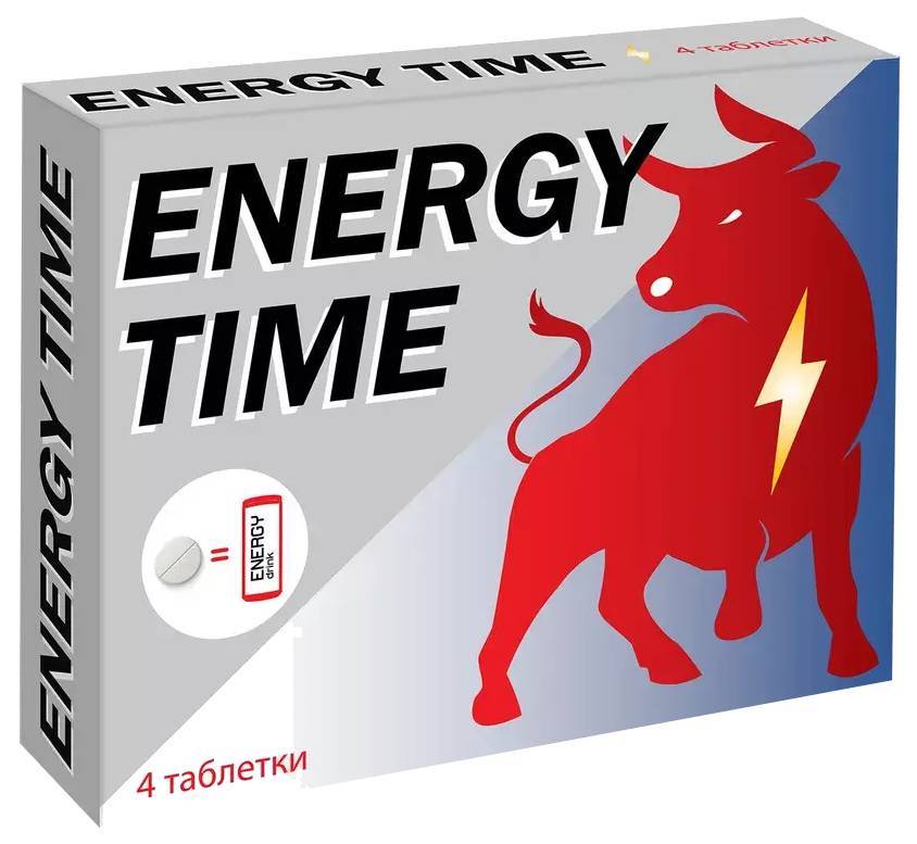 фото Витамир energy time таблетки 4 шт. квадрат-с