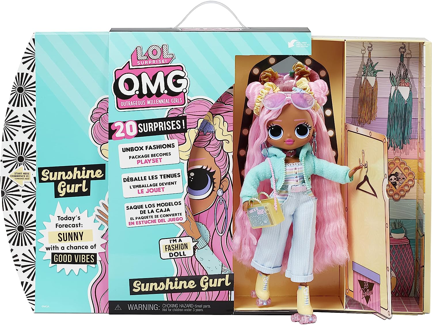 Кукла L.O.L. Surprise! O.M.G. Series Sunshine Gurl LOL OMG ЛОЛ ОМГ Саншайн Герл солнцезащитные очки beaba детские sunshine 4 6 лет