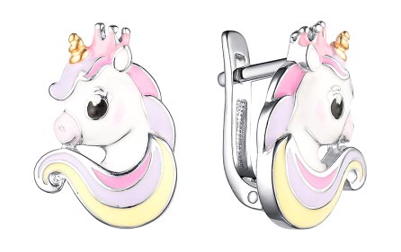 

Серьги из серебра с эмалью Dewi 901022706-dv, 901022706-dv